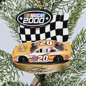 NASCAR - #20 Tony Stewart Race Car Christmas Ornament - 2000